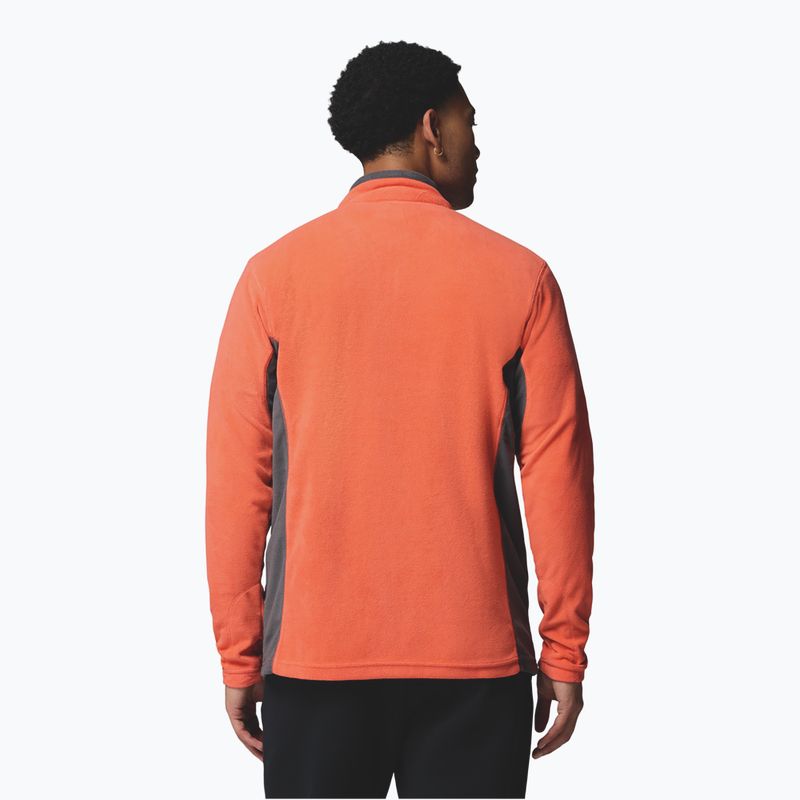 Bluza polarowa męska Columbia Klamath Range II HZ zing/shark 3