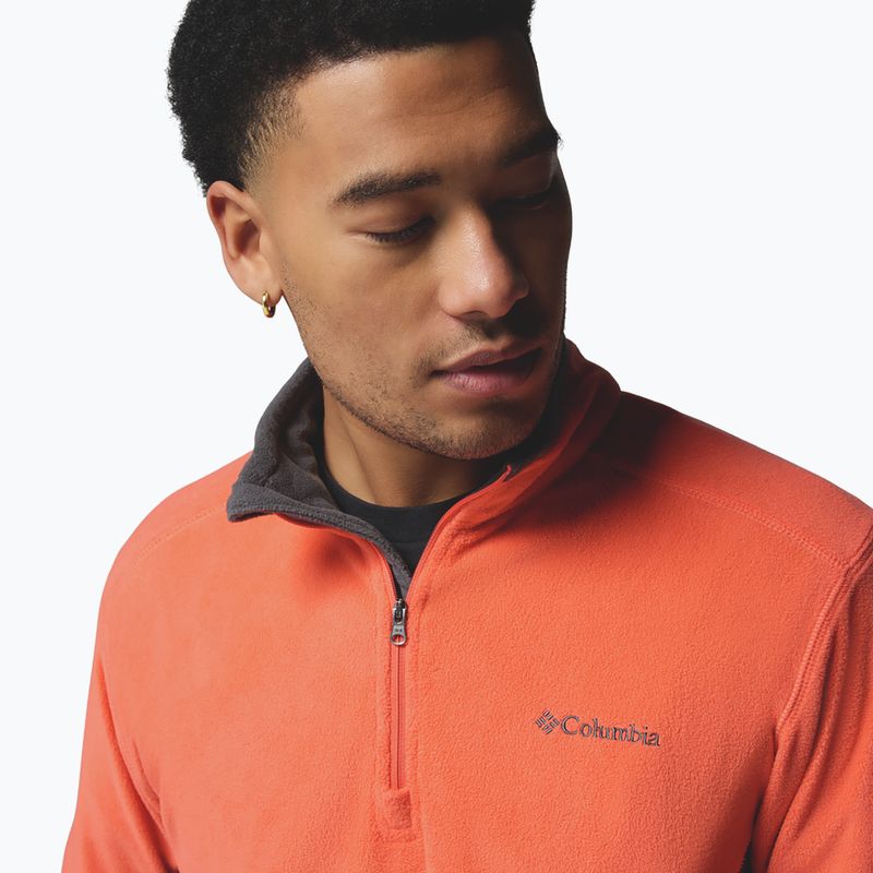 Bluza polarowa męska Columbia Klamath Range II HZ zing/shark 5