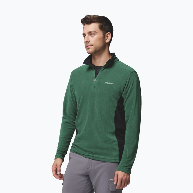 Bluza polarowa męska Columbia Klamath Range II HZ Rain Forest/Black 4