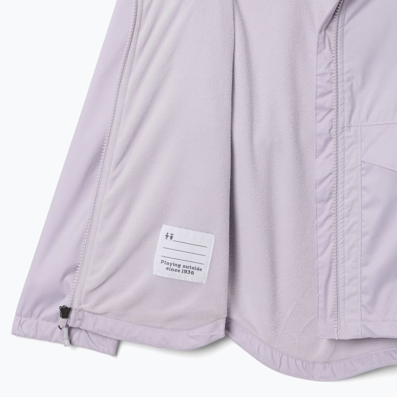 Kurtka przeciwdeszczowa dziecięca Columbia Rainy Trails II Fleece lavender pearl 3