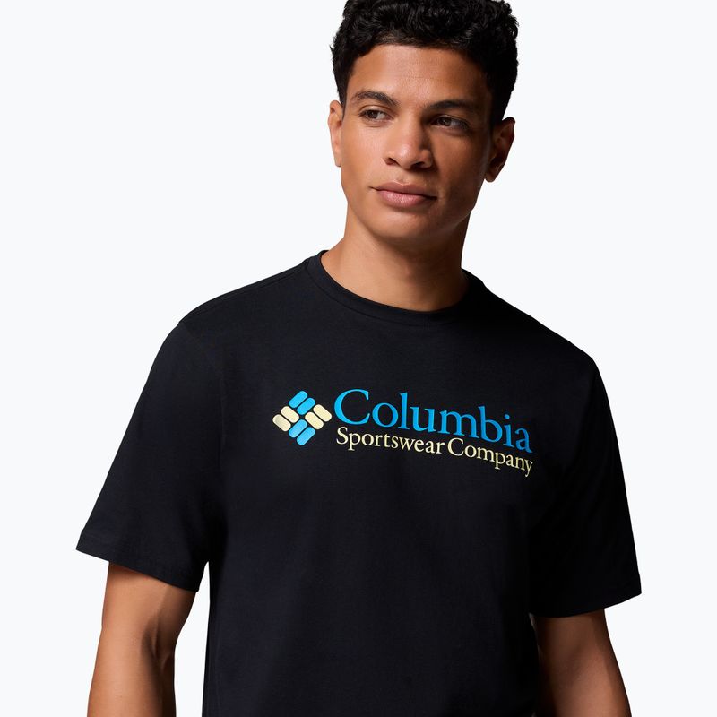 Koszulka męska Columbia CSC Basic logo black/csc retro logo 5