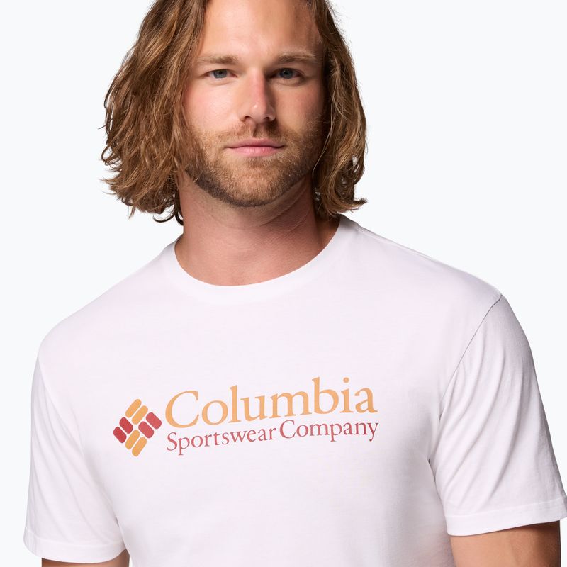 Koszulka męska Columbia CSC Basic logo white/csc retro logo 5