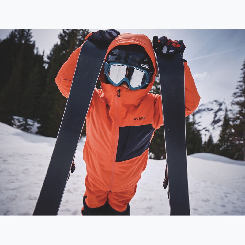 Kurtka narciarska dziecięca Columbia Holcomb Grove zing/black 6