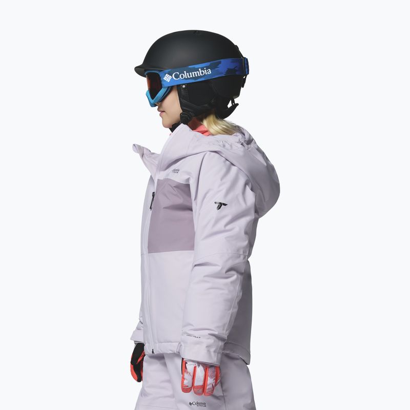 Kurtka narciarska dziecięca Columbia Holcomb Grove lavender pearl/shale purple 4