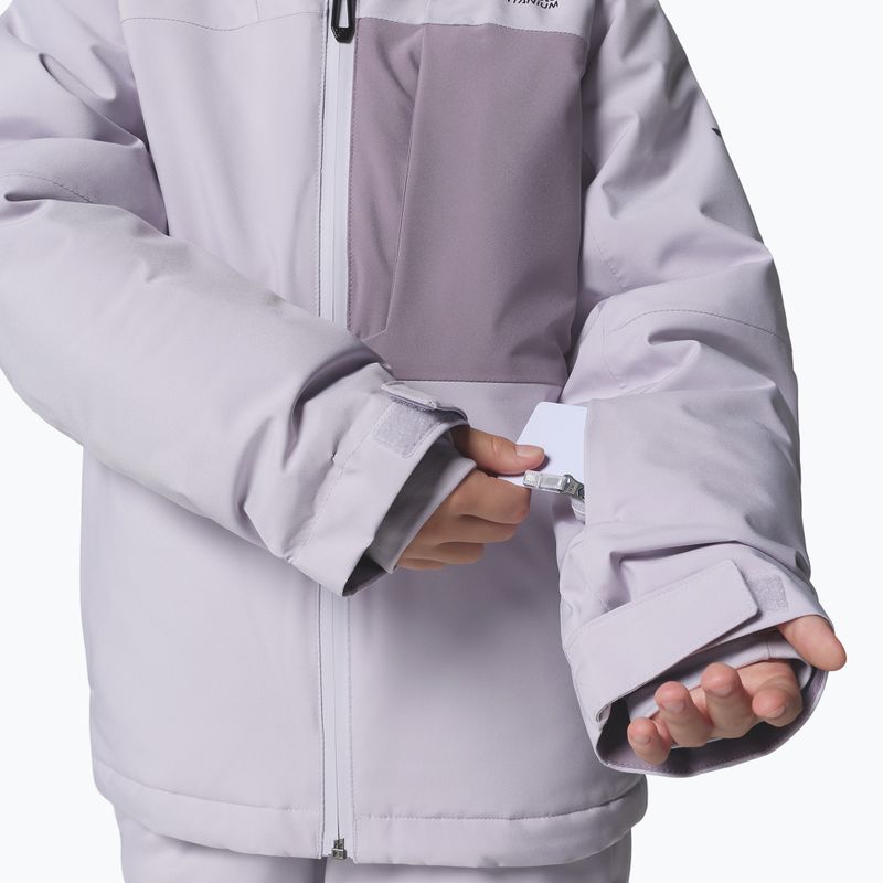 Kurtka narciarska dziecięca Columbia Holcomb Grove lavender pearl/shale purple 7