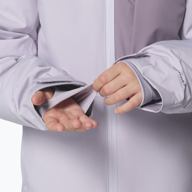 Kurtka narciarska dziecięca Columbia Holcomb Grove lavender pearl/shale purple 8