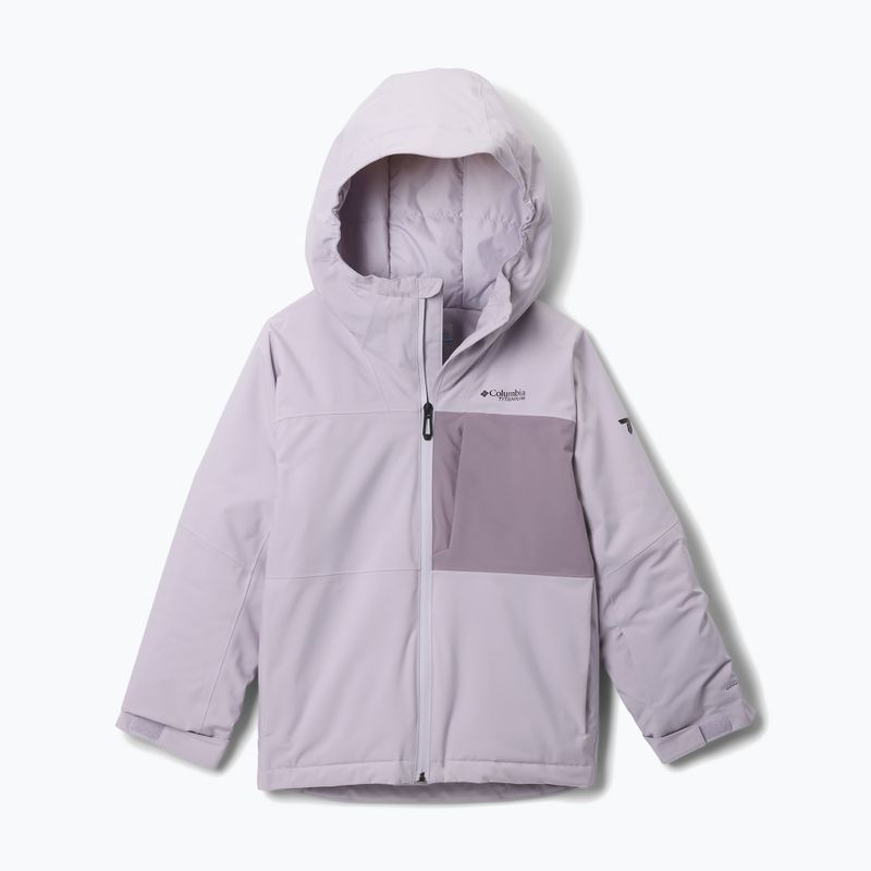 Kurtka narciarska dziecięca Columbia Holcomb Grove lavender pearl/shale purple 9