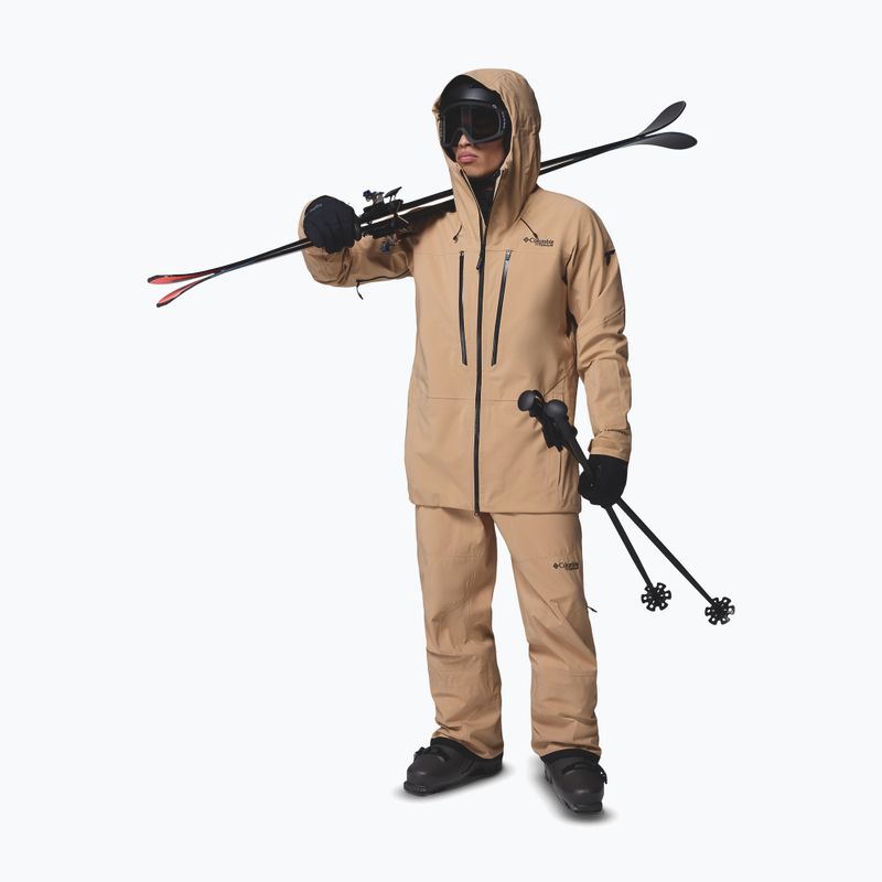 Kurtka narciarska męska Columbia Platinum Peak II 3L Shell canoe 2