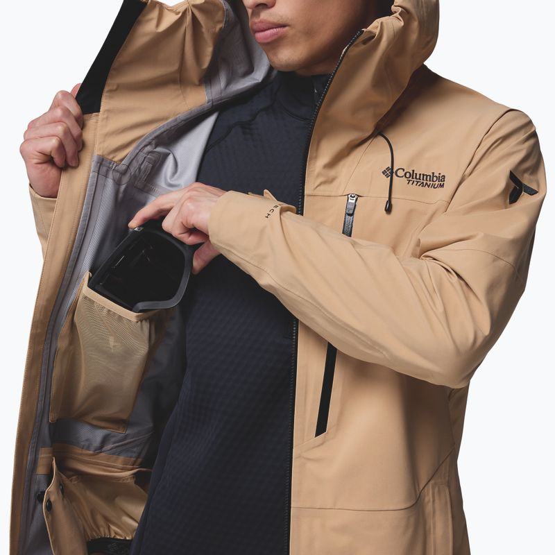 Kurtka narciarska męska Columbia Platinum Peak II 3L Shell canoe 12