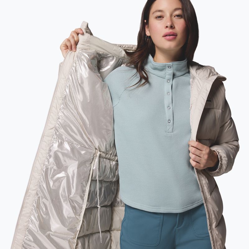 Płaszcz ocieplany damski Columbia Pike Lake III Long dark stone 9