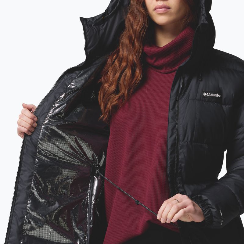 Płaszcz ocieplany damski Columbia Pike Lake III Long black 9