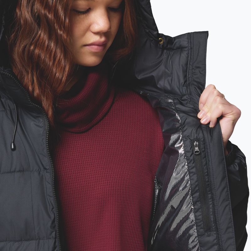 Płaszcz ocieplany damski Columbia Pike Lake III Long black 11