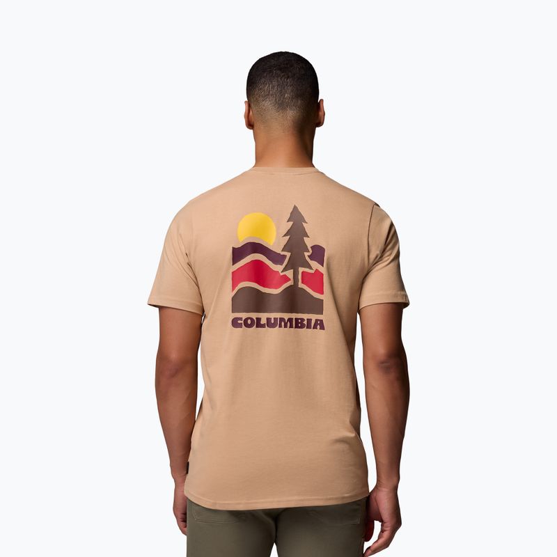 Koszulka trekkingowa męska Columbia Explorers Canyon Back canoe/get hiked 3