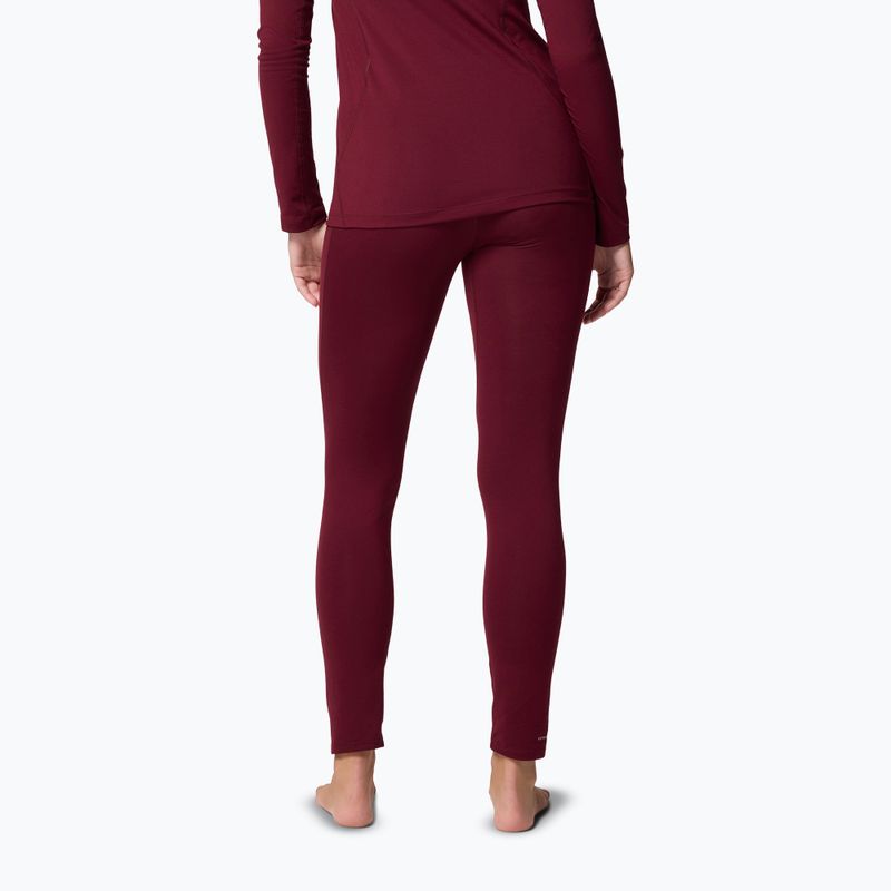 Spodnie termoaktywne damskie Columbia Midweight Stretch rich wine 3