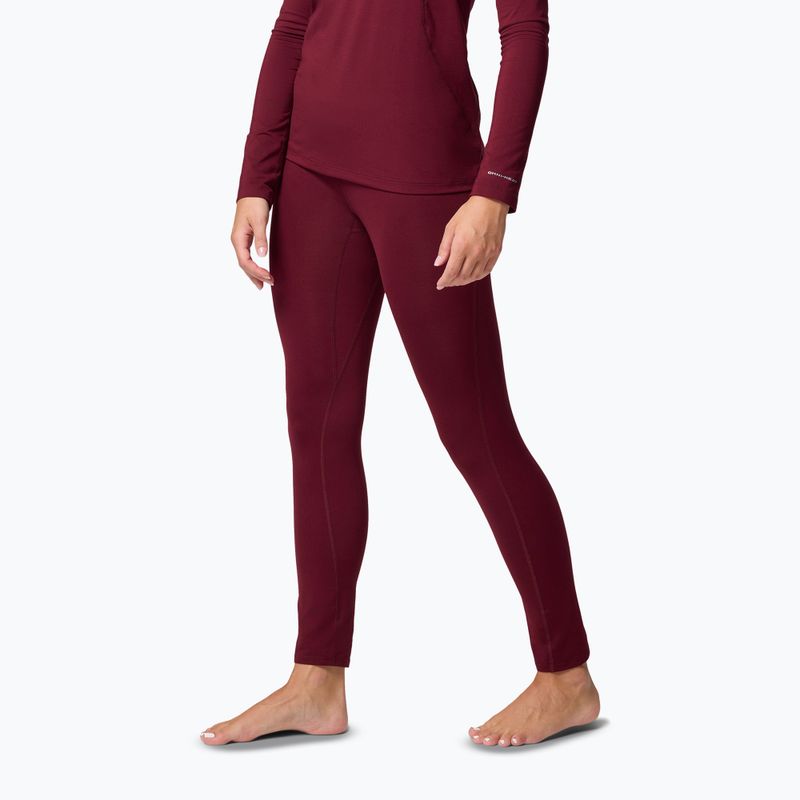 Spodnie termoaktywne damskie Columbia Midweight Stretch rich wine 4