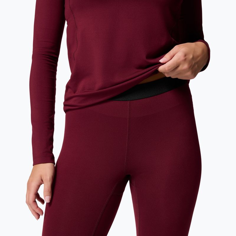 Spodnie termoaktywne damskie Columbia Midweight Stretch rich wine 5