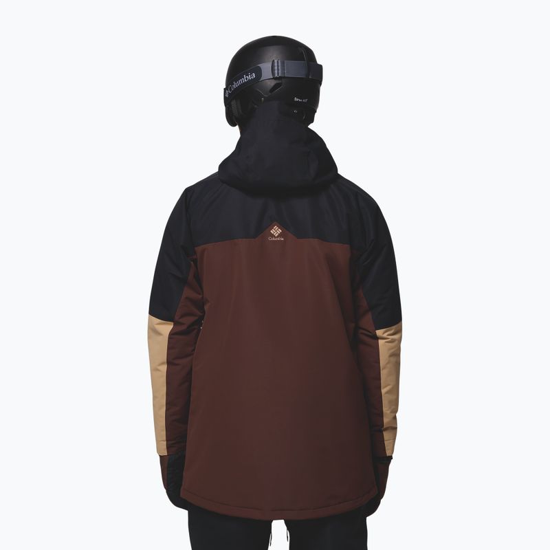 Kurtka snowboardowa męska Columbia Coreshot tobacco/black/canoe 3