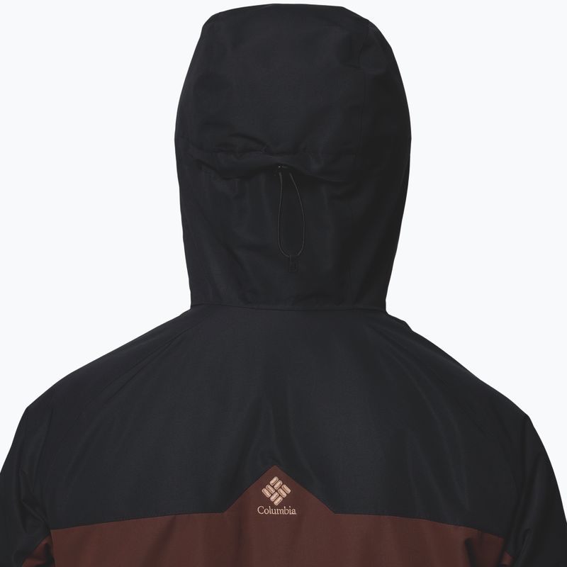 Kurtka snowboardowa męska Columbia Coreshot tobacco/black/canoe 5