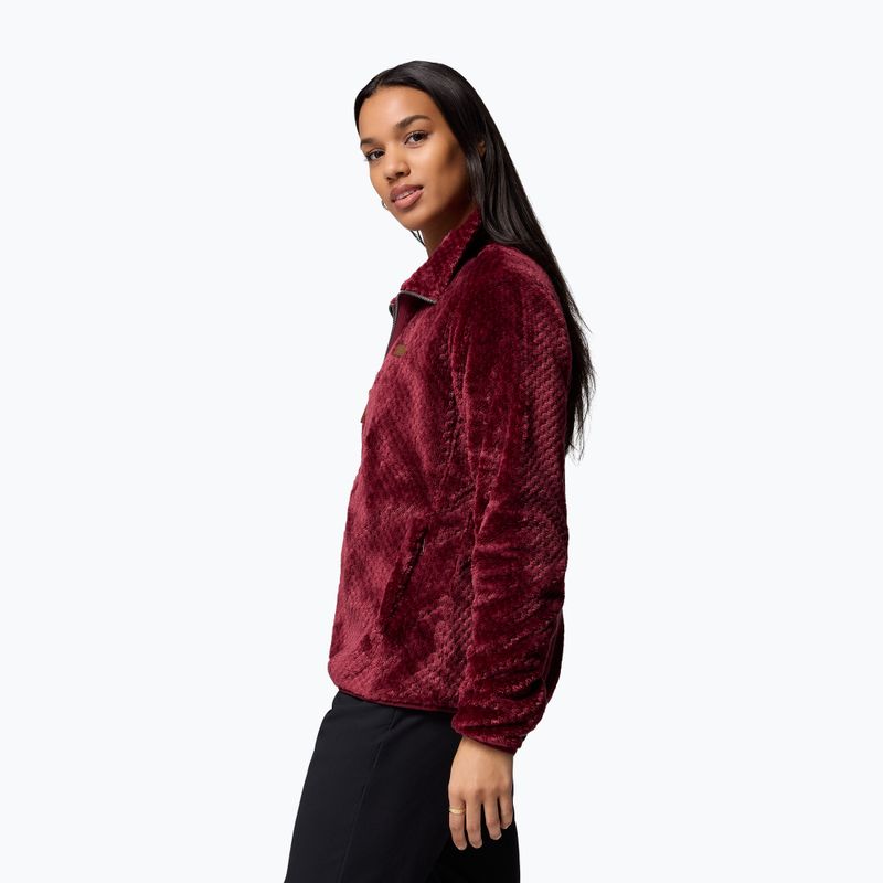 Bluza damska Columbia Fire Side II Sherpa Full Zip rich wine 5