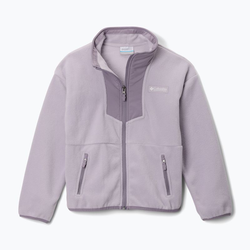Bluza polarowa dziecięca Columbia Sequoia Grove Full Zip Fleece lavender pearl/shale purple