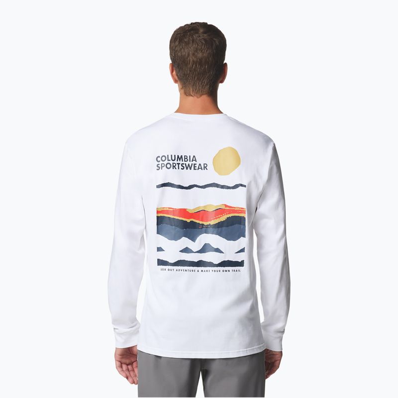 Longsleeve męski Columbia Explorers Canyon white/branded blanket 3