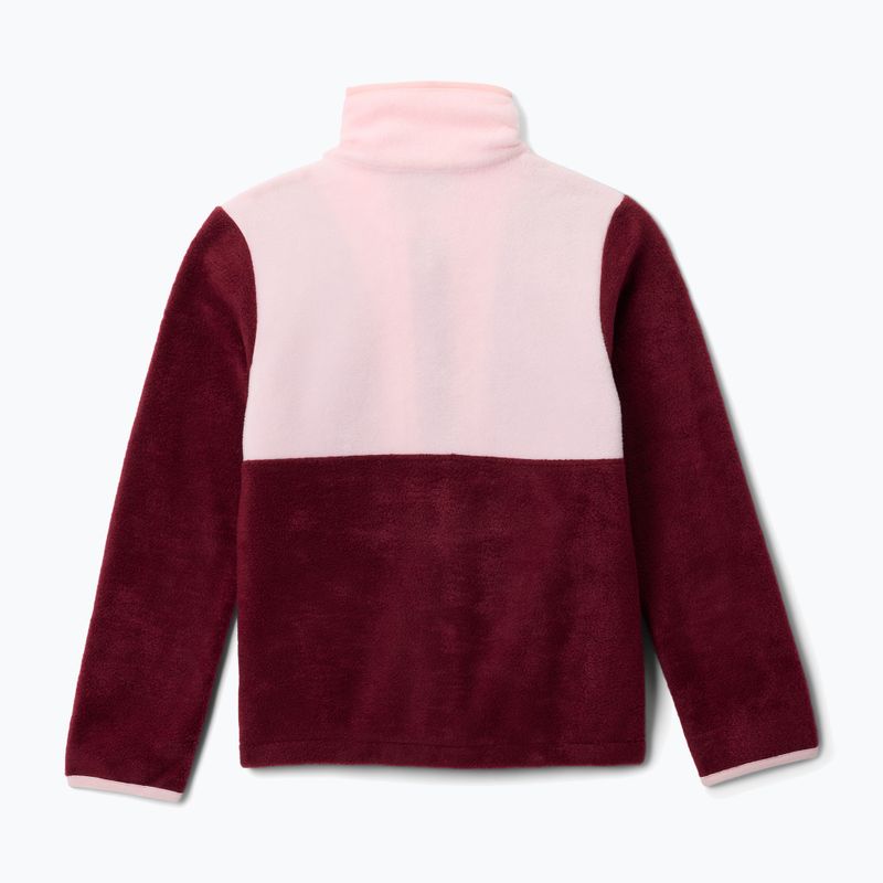 Bluza dziecięca Columbia Back Bowl II Full Zip rich wine/satin pink 2
