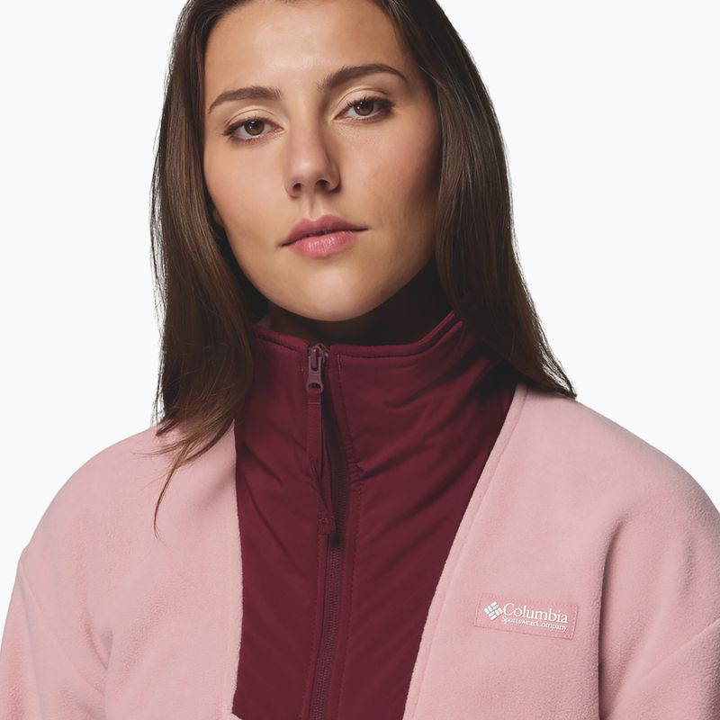 Bluza damska Columbia Sequoia Grove Full Zip eraser pink/rich wine 6