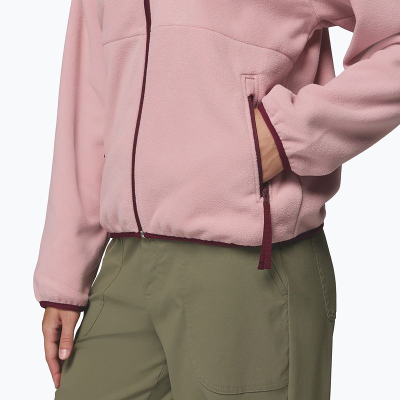 Bluza damska Columbia Sequoia Grove Full Zip eraser pink/rich wine 7