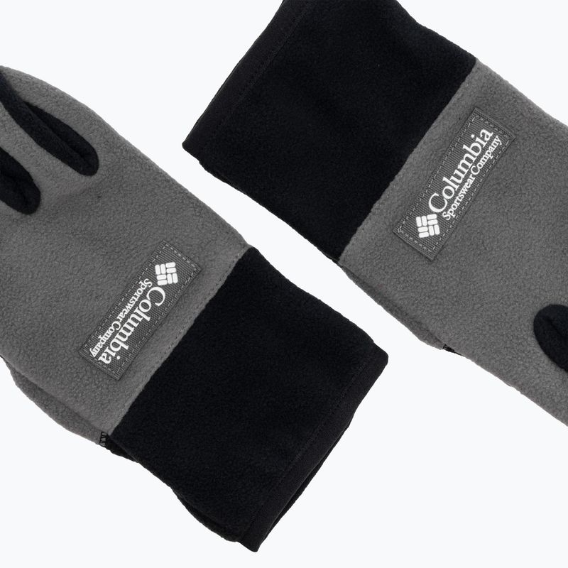 Rękawiczki trekkingowe męskie Columbia Sequoia Grove city grey/black 5