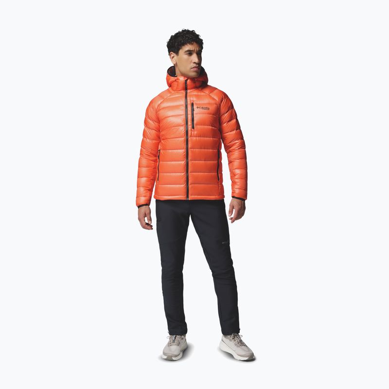 Kurtka puchowa męska Columbia Arctic Crest Down Hooded zing 2