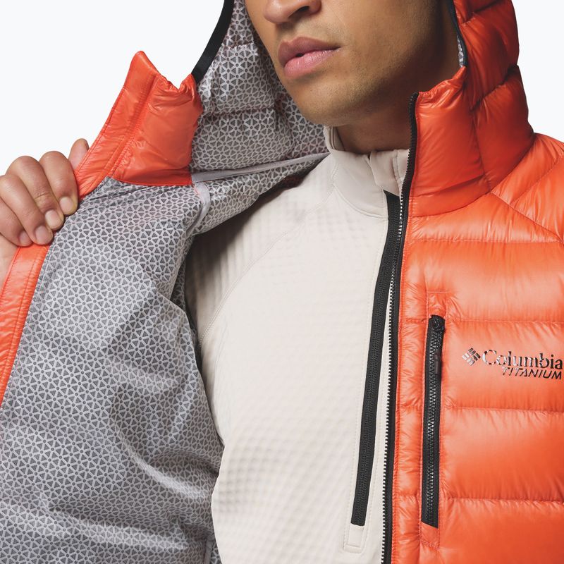 Kurtka puchowa męska Columbia Arctic Crest Down Hooded zing 10