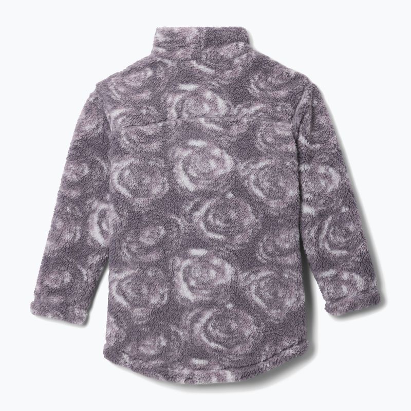Bluza dziecięca Columbia West Bend Printed FZ shale purple rosecity 2