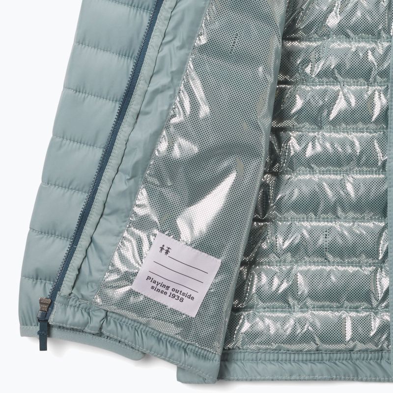 Kurtka ocieplana dziecięca Columbia Powder Lite II Hooded crushed blue 3