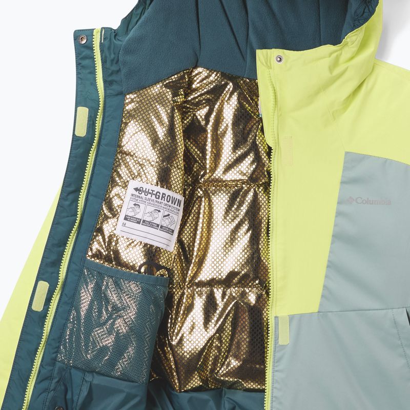 Kurtka narciarska dziecięca Columbia Mighty Mogul III crushed blue/neon light 3