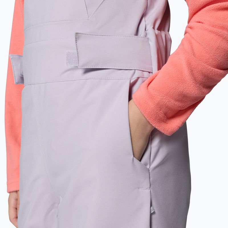 Spodnie narciarskie dziecięce Columbia Holcomb Grove Bib lavender pearl 8