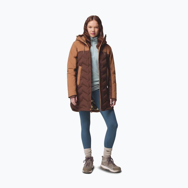 Płaszcz puchowy damski Columbia Mountain Croo III Mid Down tobacco/camel brown 2