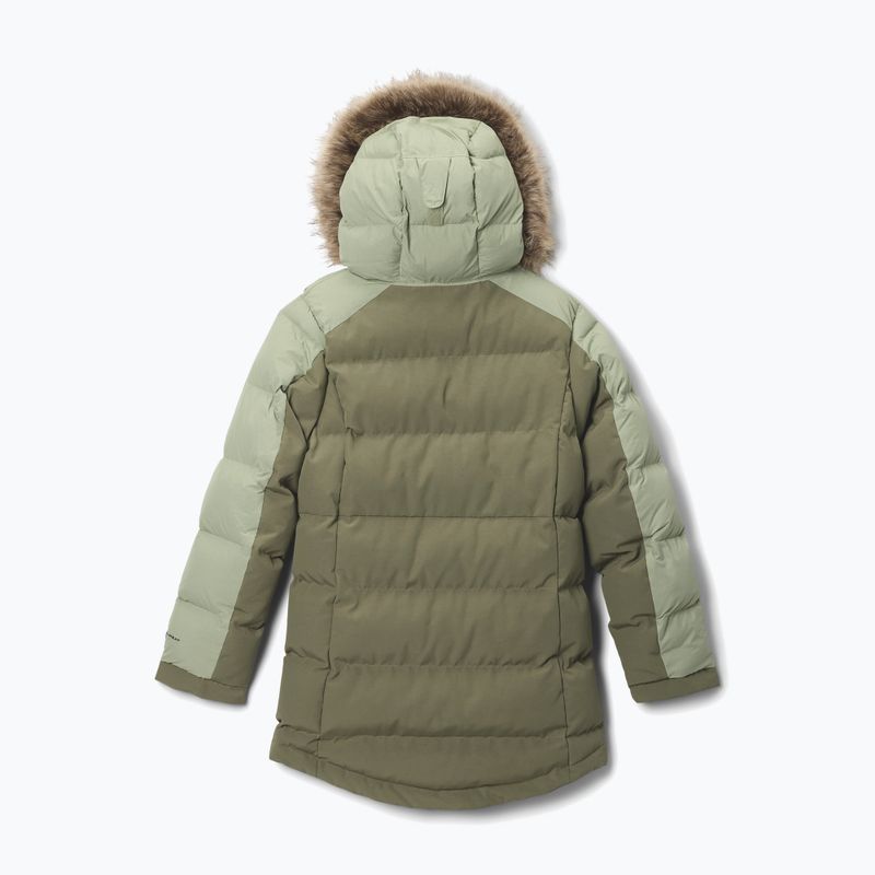 Kurtka ocieplana dziecięca Columbia Girl's Marquam Peak Fusion II stone green/safari 2