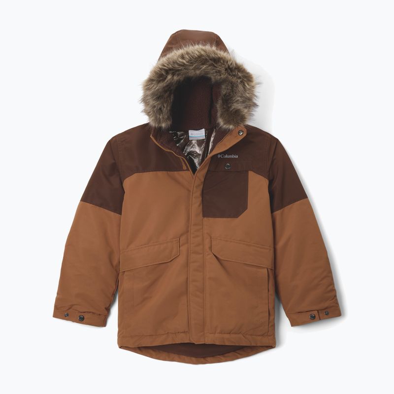 Kurtka ocieplana dziecięca Columbia Nordic Strider II camel brown/tobacco 8