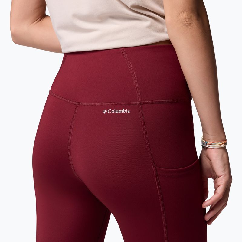 Legginsy damskie Columbia Boundless Trek rich wine 7