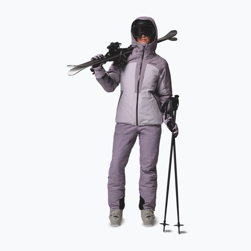 Kurtka narciarska damska Columbia Liftline lavender pearl/shale purple 2