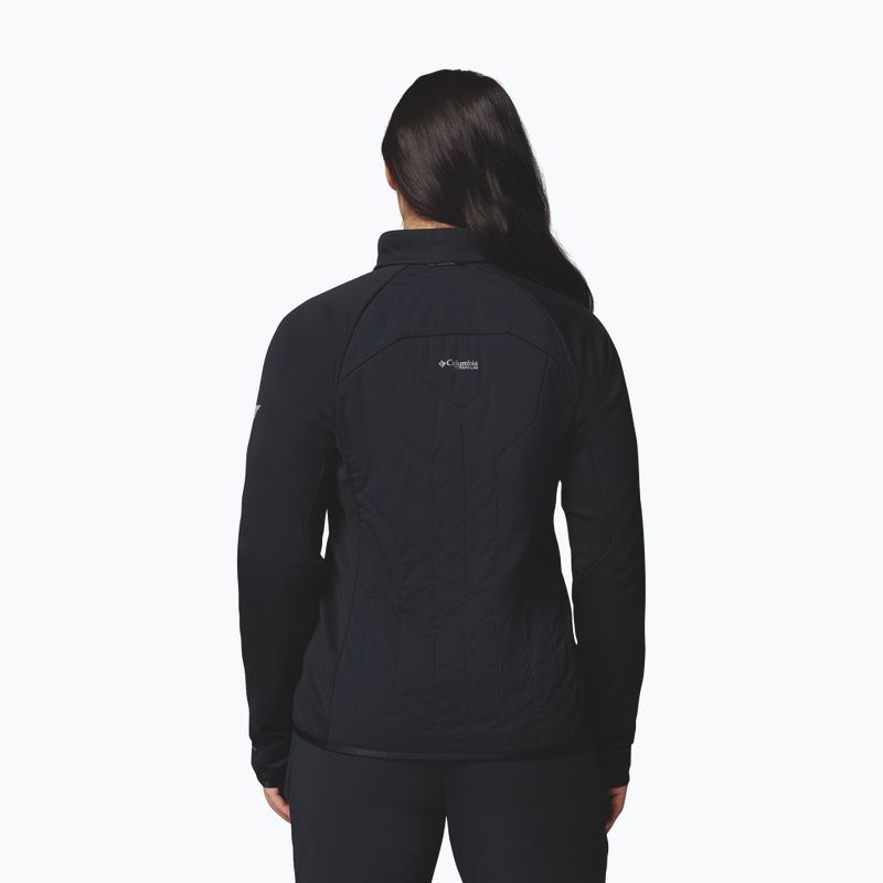 Kurtka hubrydowa damska Columbia Arctic Crest Hybrid Full Zip black 3