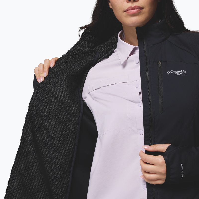 Kurtka hubrydowa damska Columbia Arctic Crest Hybrid Full Zip black 6