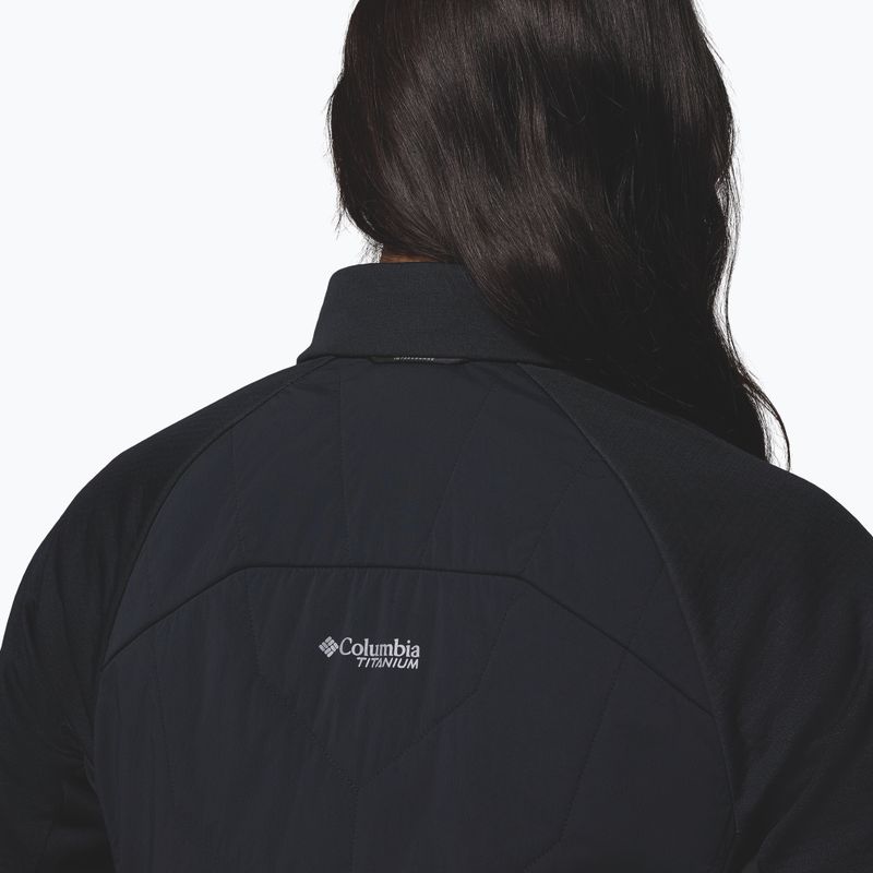 Kurtka hubrydowa damska Columbia Arctic Crest Hybrid Full Zip black 8