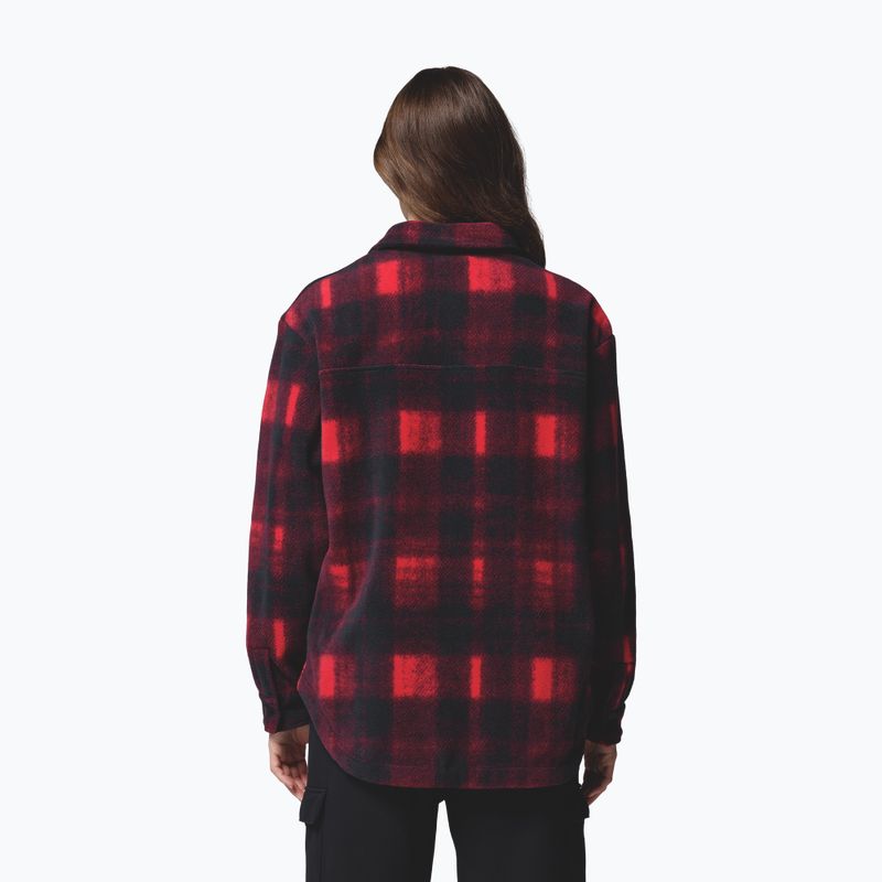 Koszula damska Columbia Benton Springs mountain red omblur tonal 3