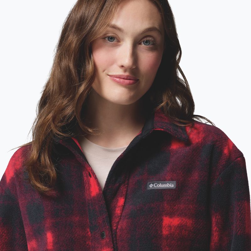 Koszula damska Columbia Benton Springs mountain red omblur tonal 7