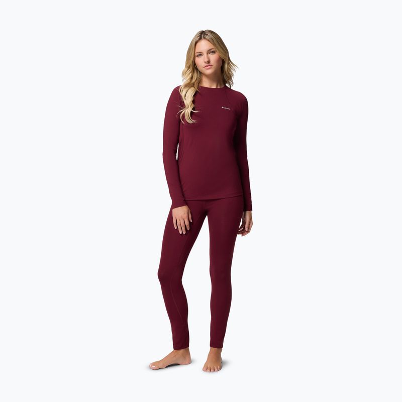 Bluza termoaktywna damska Columbia Midweight Stretch rich wine 2