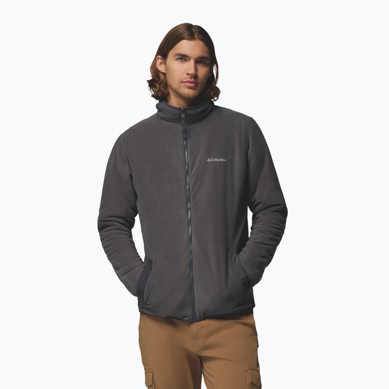 Bluza polarowa męska Columbia Winter Pass Reversible shark/peaked tomal 2