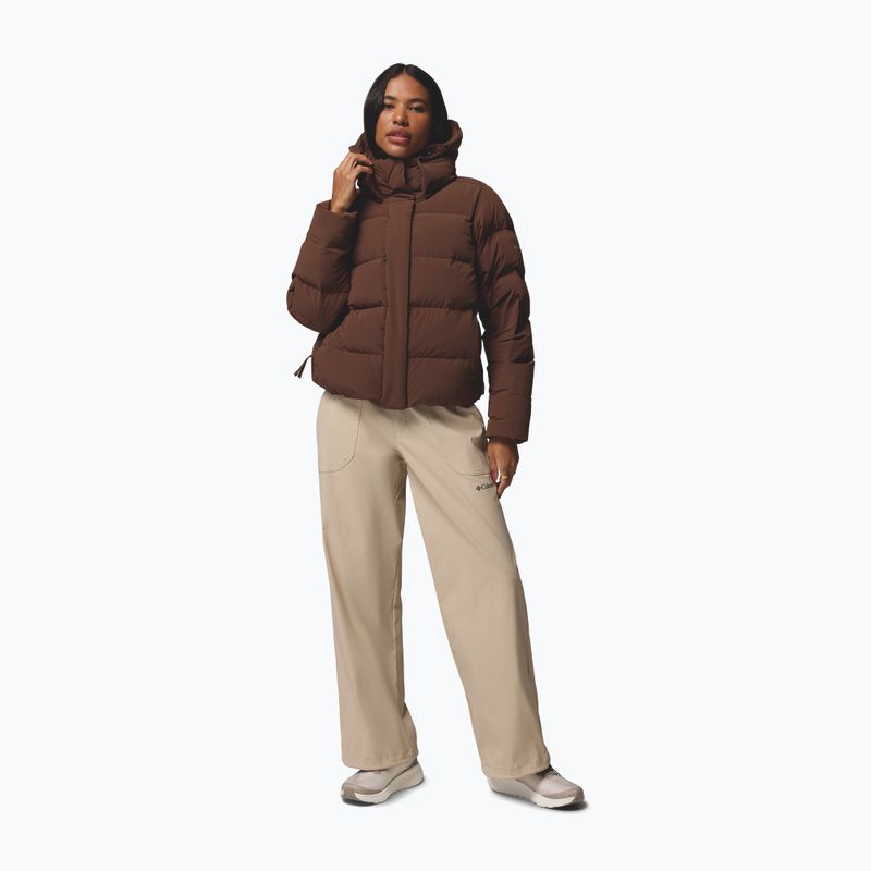 Kurtka puchowa damska Columbia Amaze Puff Hooded tobacco 2