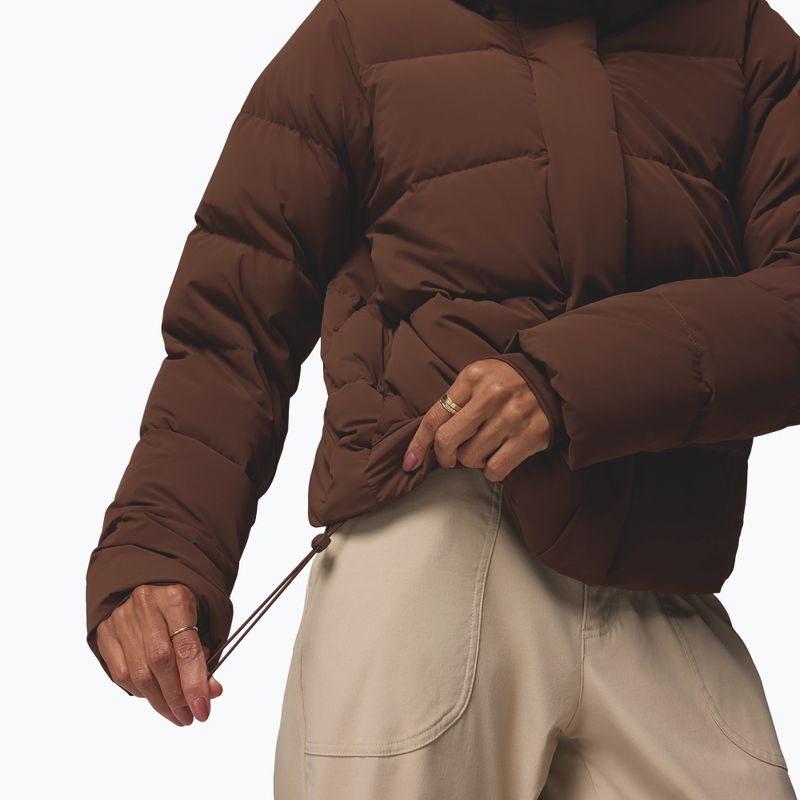 Kurtka puchowa damska Columbia Amaze Puff Hooded tobacco 11