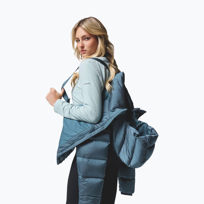 Kurtka puchowa damska Columbia Amaze Puff Hooded everblue high shine 11